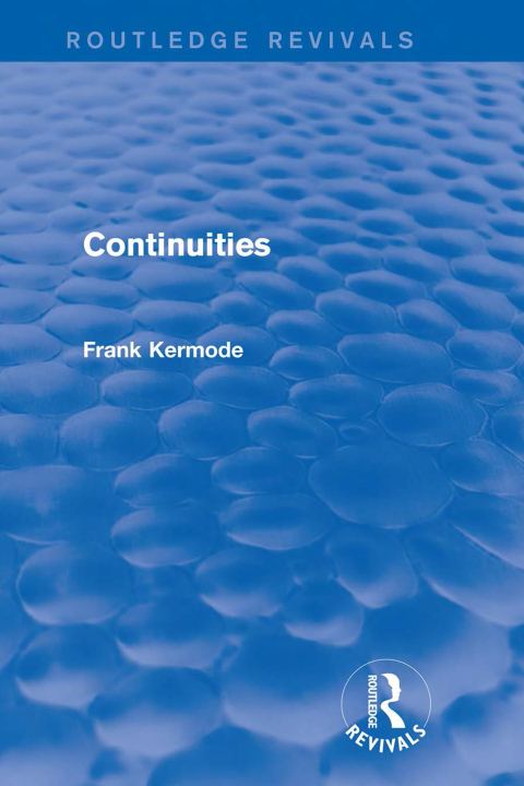 Cover image for book Continuities (Routledge Revivals)