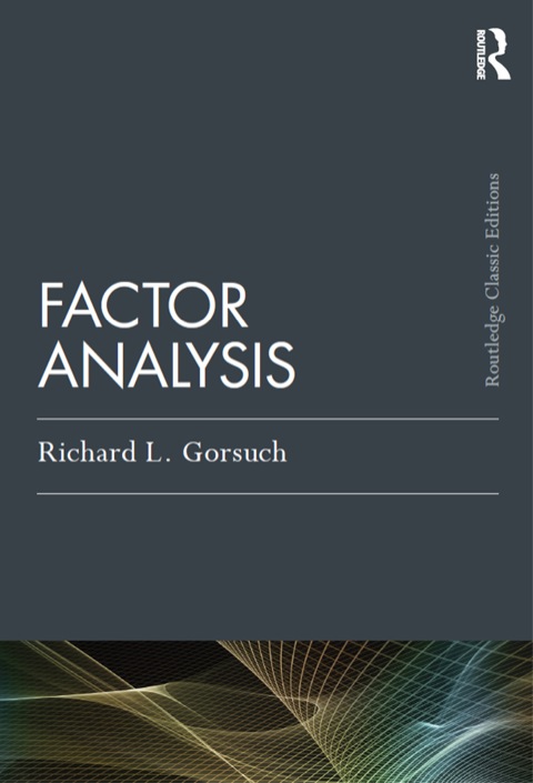 Cover image for book Factor Analysis