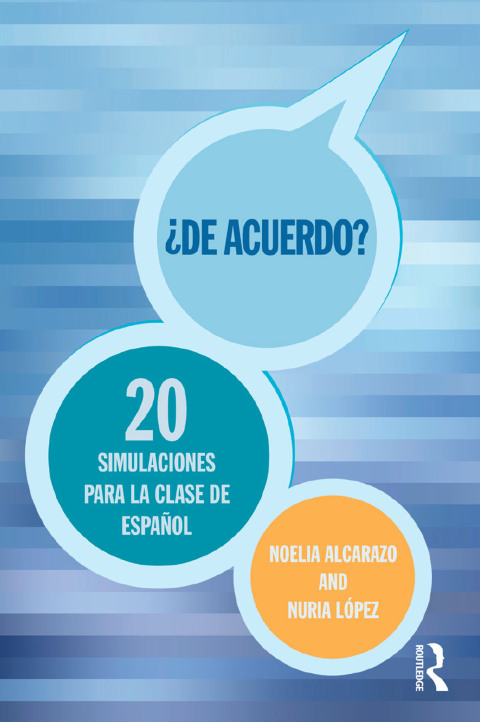Cover image for book 'De acuerdo' 20 simulaciones para la clase de español