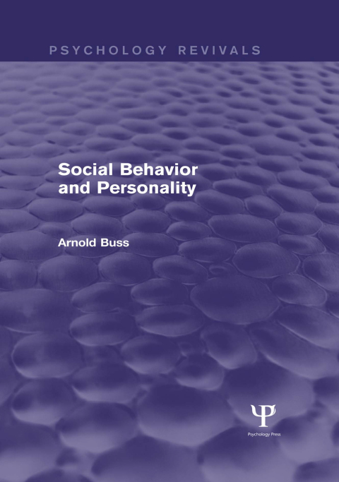 Cover image for book Social Behavior and Personality (Psychology Revivals)
