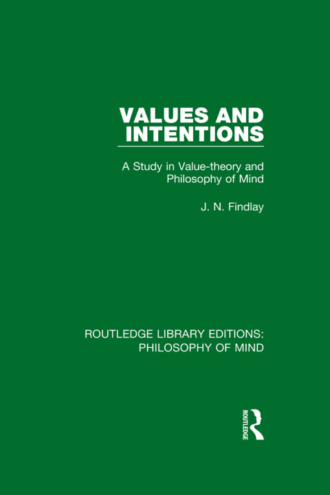 Cover image for book Values and Intentions