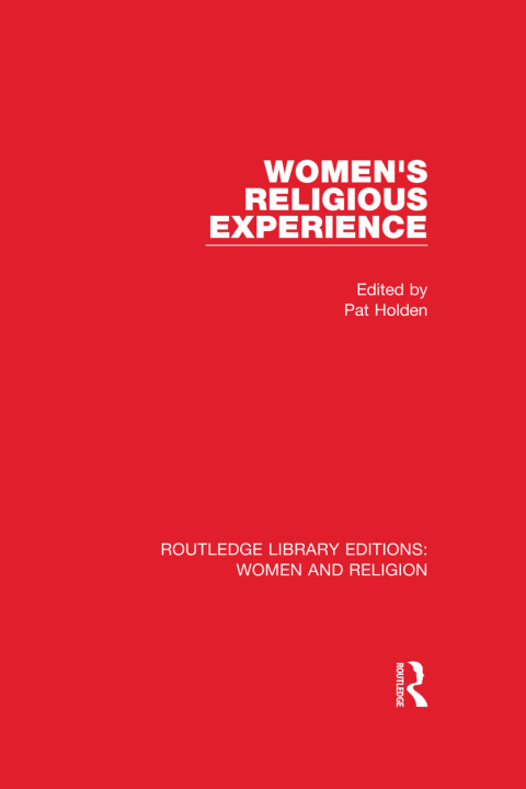 Cover image for book Women's Religious Experience (RLE Women and Religion)