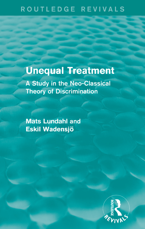 Cover image for book Unequal Treatment (Routledge Revivals)