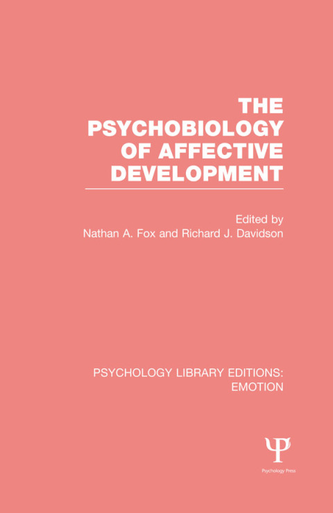 Cover image for book The Psychobiology of Affective Development