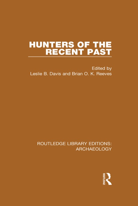 Cover image for book Hunters of the Recent Past