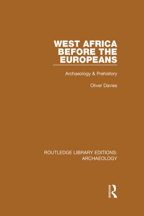 Cover image for book West Africa Before the Europeans