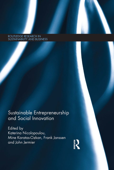 Cover image for book Sustainable Entrepreneurship and Social Innovation