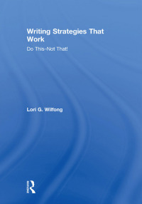 Omslagafbeelding: Writing Strategies That Work 1st edition 9781138812444