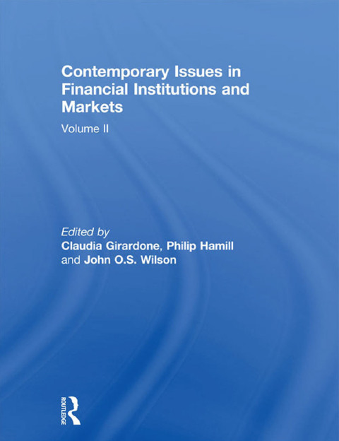 Cover image for book Contemporary Issues in Financial Institutions and Markets