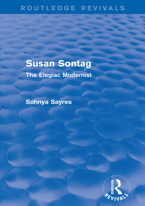 Cover image for book Susan Sontag (Routledge Revivals)