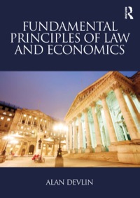 Cover image: Fundamental Principles of Law and Economics 1st edition 9781138806023