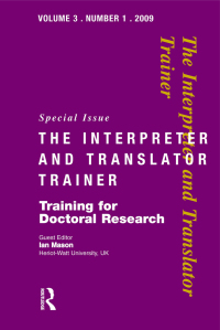 Cover image: Training for Doctoral Research 1st edition 9781905763122