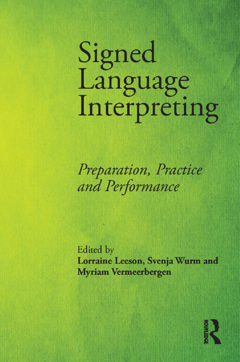 Cover image for book Signed Language Interpreting
