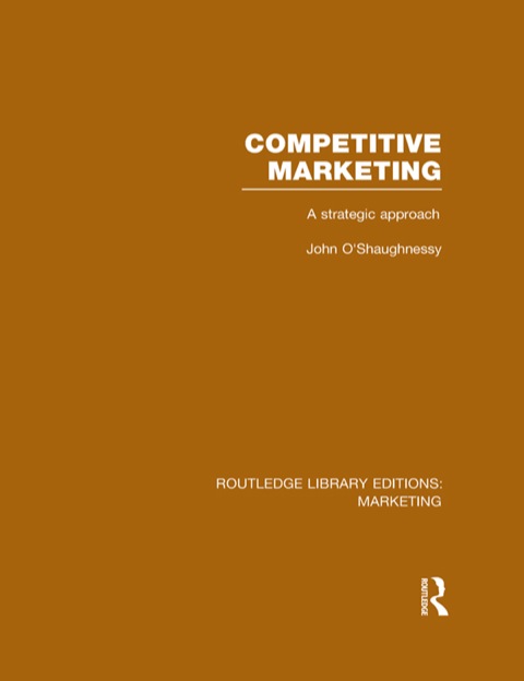 Cover image for book Competitive Marketing (RLE Marketing)