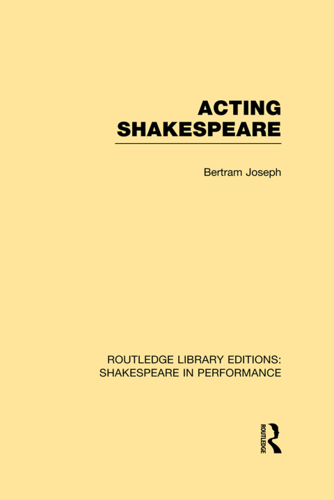 Cover image for book Acting Shakespeare