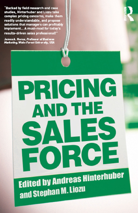 Cover image for book Pricing and the Sales Force