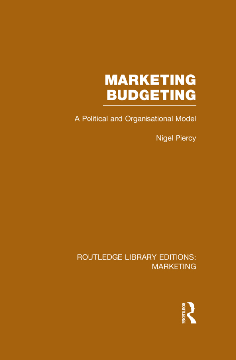 Marketing Budgeting (RLE Marketing) 