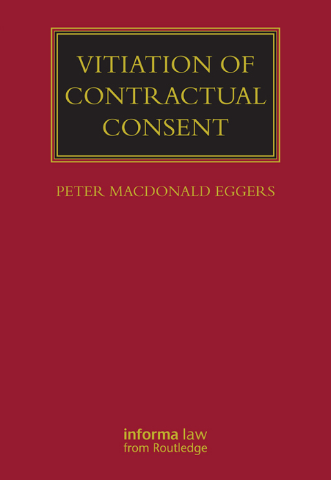 Cover image for book Vitiation of Contractual Consent