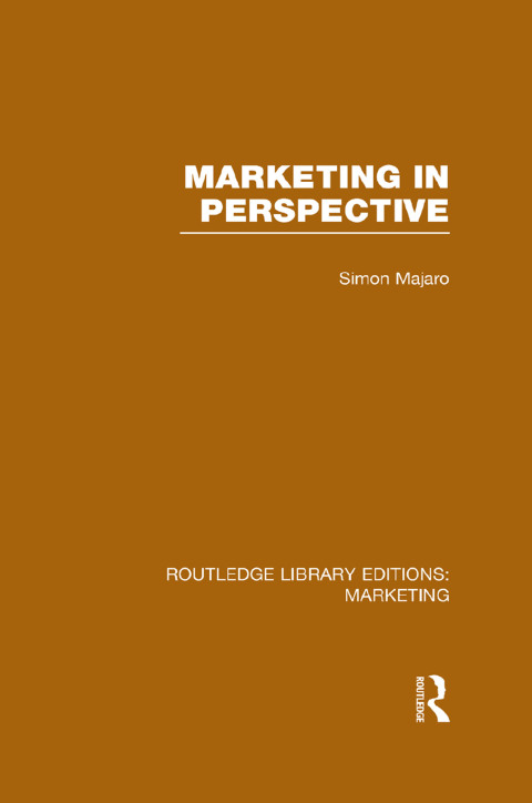 Cover image for book Marketing in Perspective (RLE Marketing)