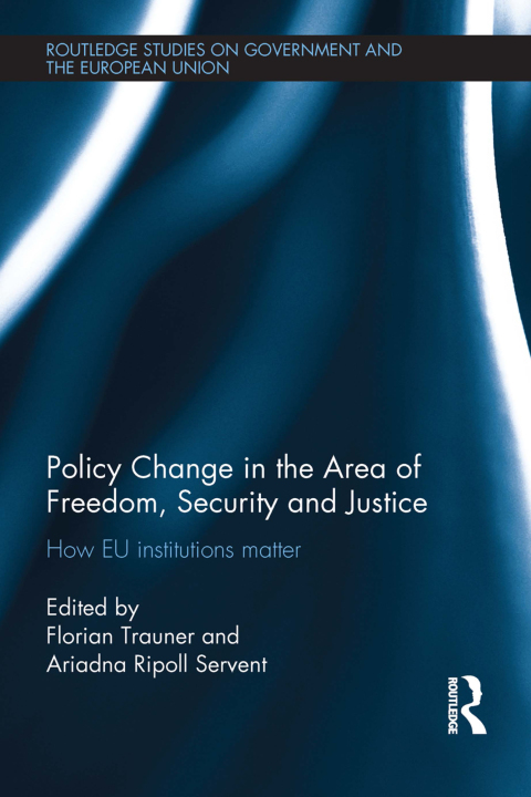 Cover image for book Policy change in the Area of Freedom, Security and Justice