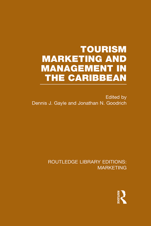Cover image for book Tourism Marketing and Management in the Caribbean (RLE Marketing)