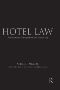 Titelbild: Hotel Law 1st edition 9781138779525