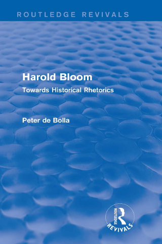 Harold Bloom (Routledge Revivals)