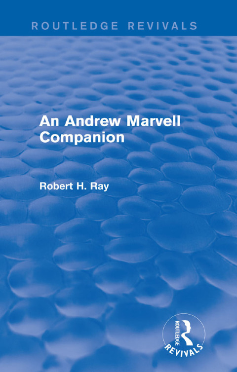 An Andrew Marvell Companion (Routledge Revivals) 