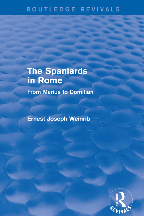 Cover image for book The Spaniards in Rome (Routledge Revivals)