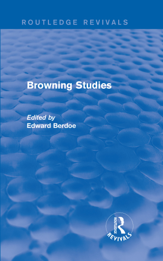 Browning Studies (Routledge Revivals)