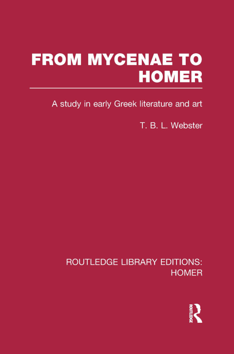 Cover image for book From Mycenae to Homer