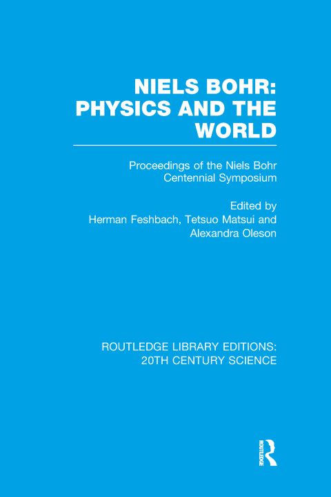 Cover image for book Niels Bohr: Physics and the World