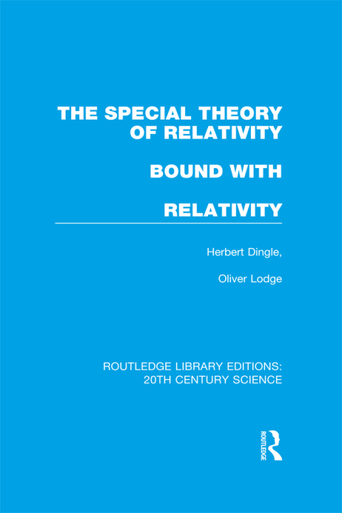 Cover image for book The Special Theory of Relativity bound with Relativity: A Very Elementary Exposition