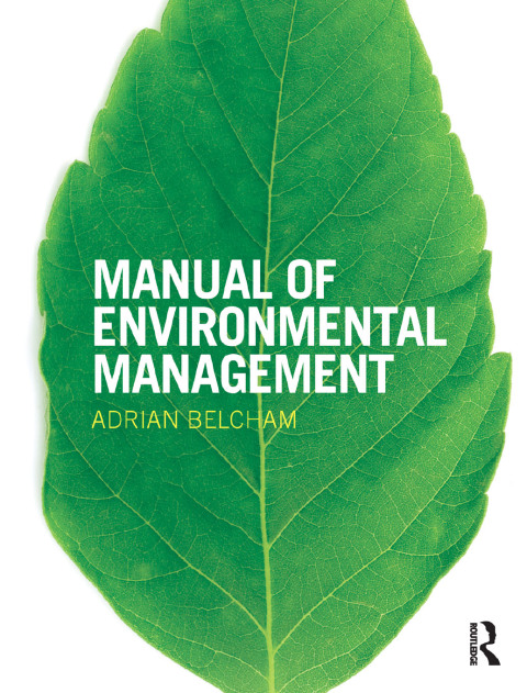 Cover image for book Manual of Environmental Management