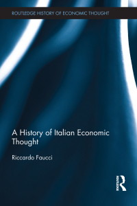 Cover image: A History of Italian Economic Thought 1st edition 9780367867027