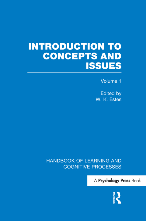 Cover image for book Handbook of Learning and Cognitive Processes (Volume 1)