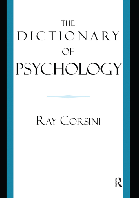 Cover image for book The Dictionary of Psychology