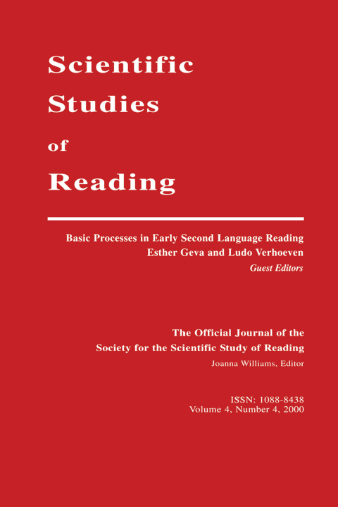 Cover image for book Basic Processes in Early Second Language Reading