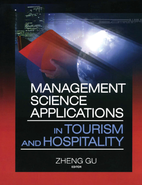 Cover image for book Management Science Applications in Tourism and Hospitality
