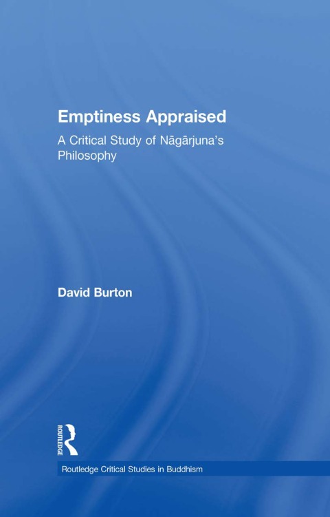 Cover image for book Emptiness Appraised