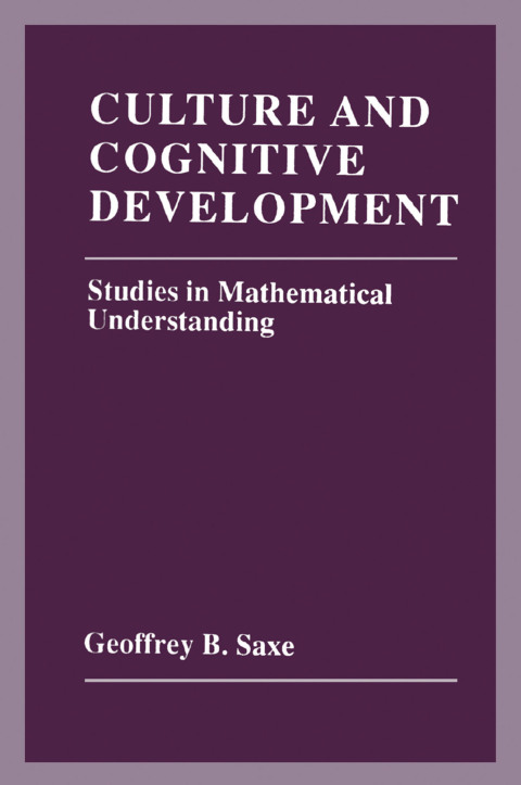Cover image for book Culture and Cognitive Development