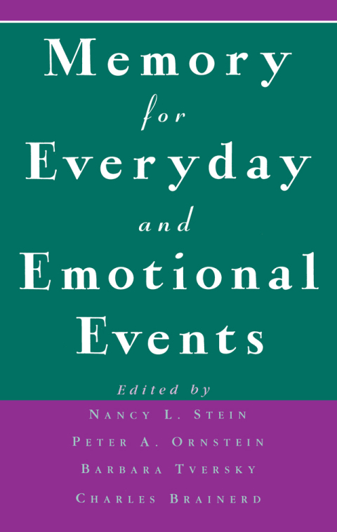 Cover image for book Memory for Everyday and Emotional Events