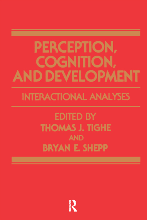 Cover image for book Perception, Cognition, and Development