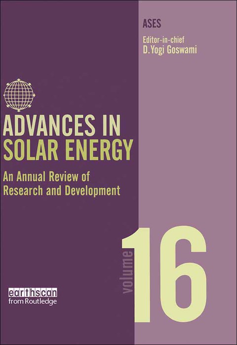 Cover image for book Advances in Solar Energy: Volume 16