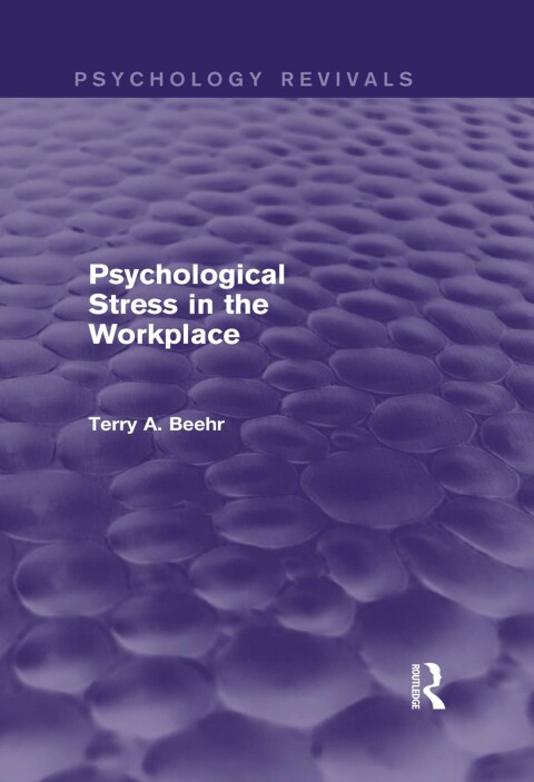 Cover image for book Psychological Stress in the Workplace