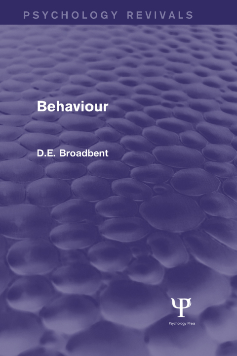 Cover image for book Behaviour (Psychology Revivals)