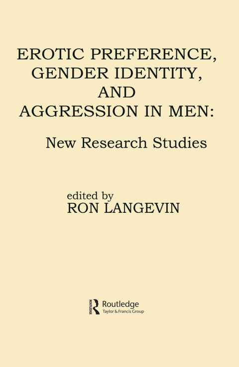 Cover image for book Erotic Preference, Gender Identity, and Aggression in Men