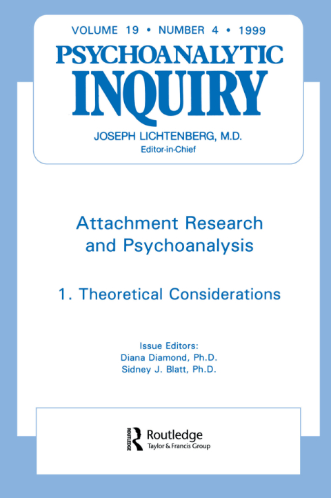 Cover image for book Attachment Research and Psychoanalysis