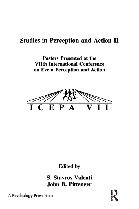 Cover image for book Studies in Perception and Action II
