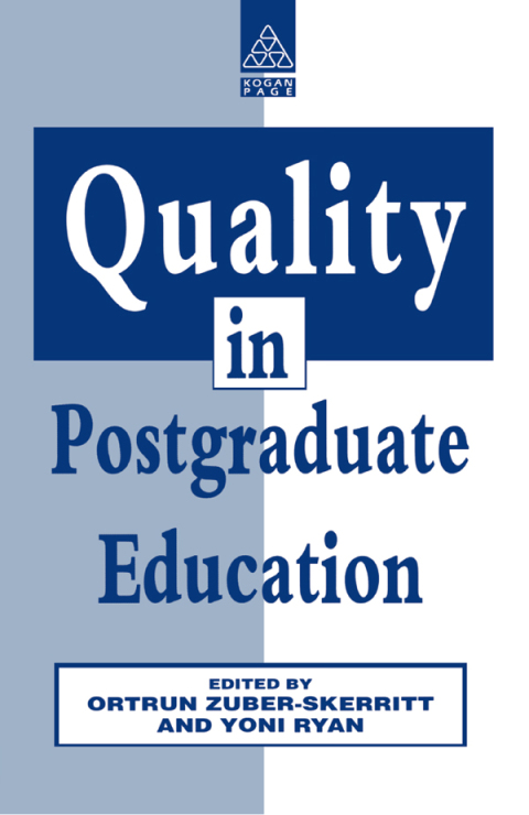 Cover image for book Quality in Postgraduate Education